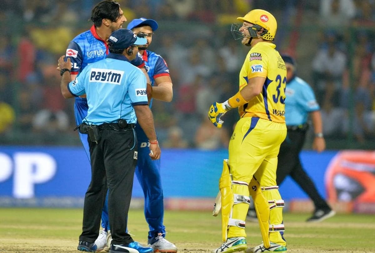 VIDEO: Shane Watson in heated exchanges with Ishant Sharma and Kagiso Rabada in IPL