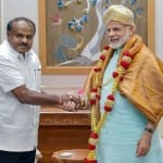 कर्नाटक के मुख्यमंत्री एचडी कुमारस्वामी और प्रधानमंत्री नरेंद्र मोदी (फाइल फोटो)