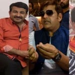 मनोज तिवारी, रविकिशन व दिनेश लाल यादव।
