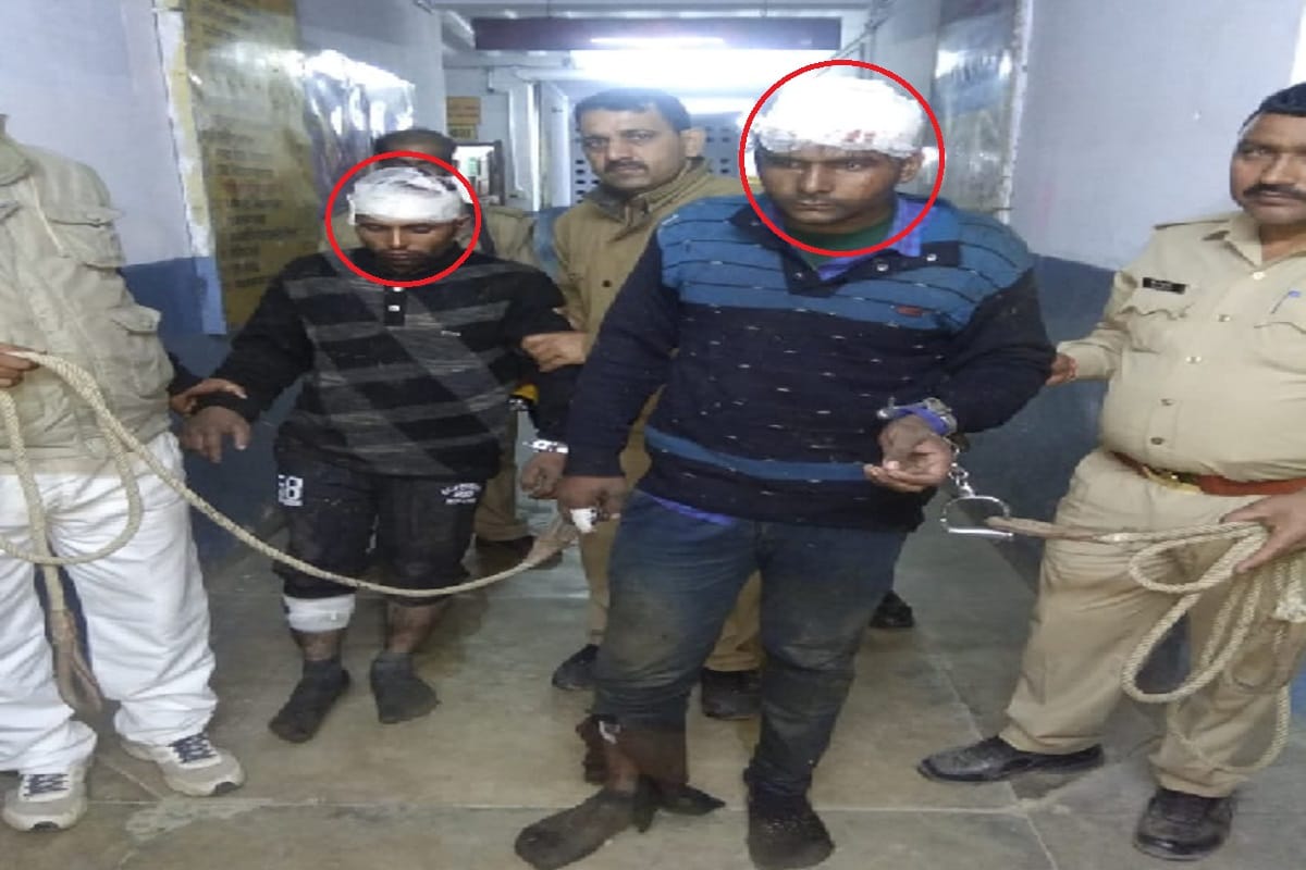 Encounter in Sahranpur and, two accused shot by police officer and arrested