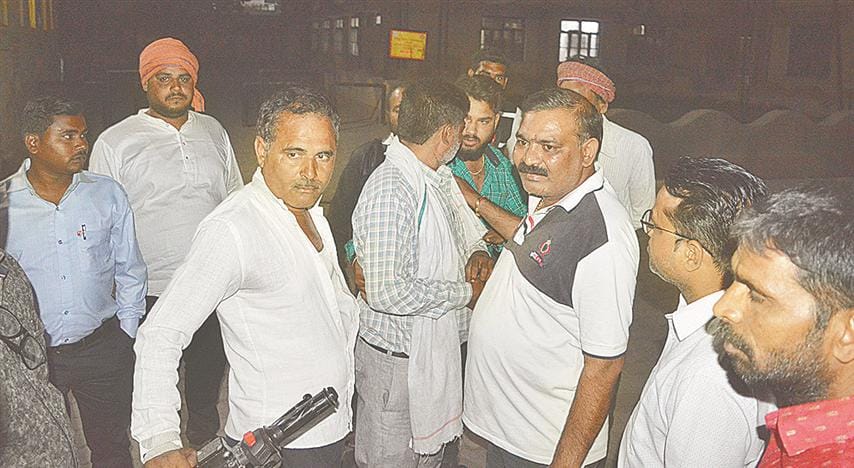 Tractor kills farmer crossing road, death