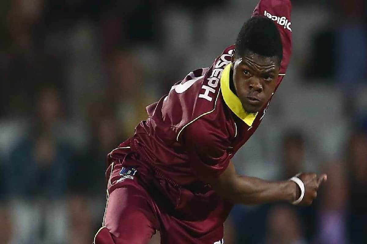 alzarri joseph played very next day of her mother death against england