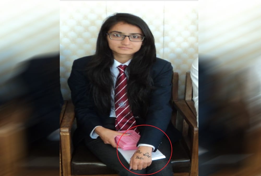 Lok sabha elections 2019 Students print Tattoos on their hands for Aware to do voting