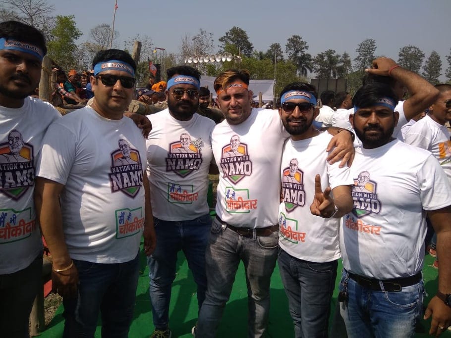 Lok sabha elections 2019 pm modi supporters in rudrapur rally photos 