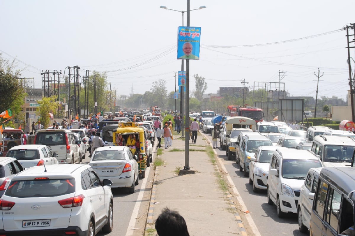 Lok Sabha Elections 2019, Jam on NH-58 after Prime minister's rally in Meerut