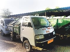 New garbage vehicles started to break in five months