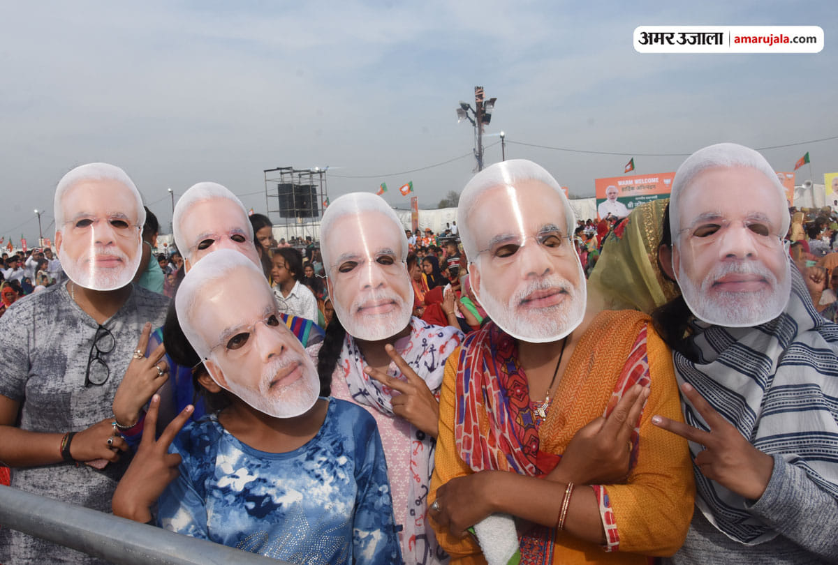 lok sabha eletion 2019: prime minister narendra modi chowkidar trends in jammu rally