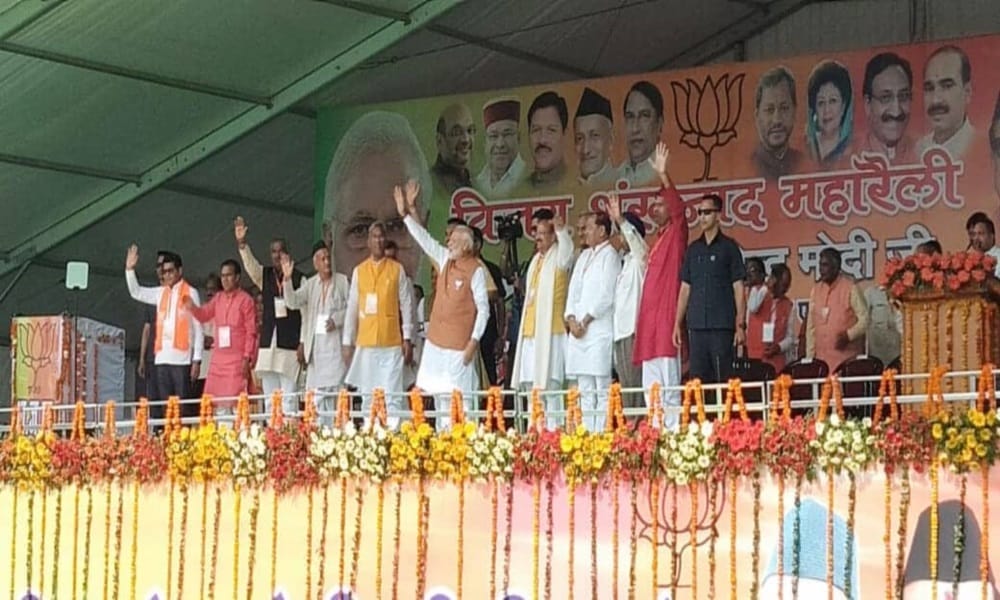 Lok sabha elections 2019 pm modi rally in rudrapur full speech