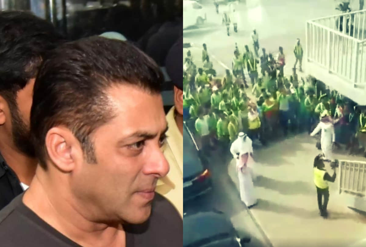 salman khan in saudi arabia fans gone crazy shera protect him