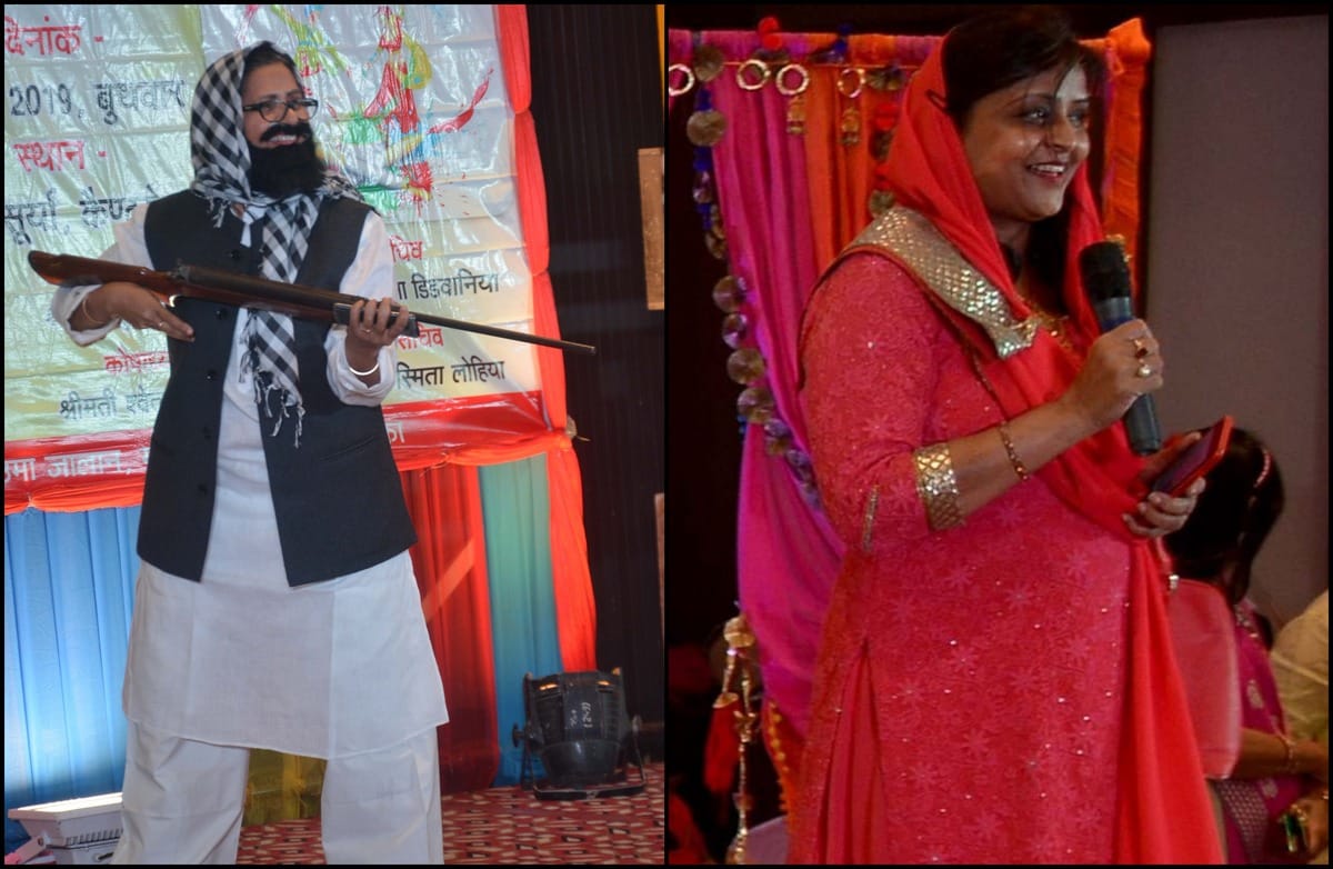 Holi fest organised in varanasi and woman inspire for vote in loksabha election 2019