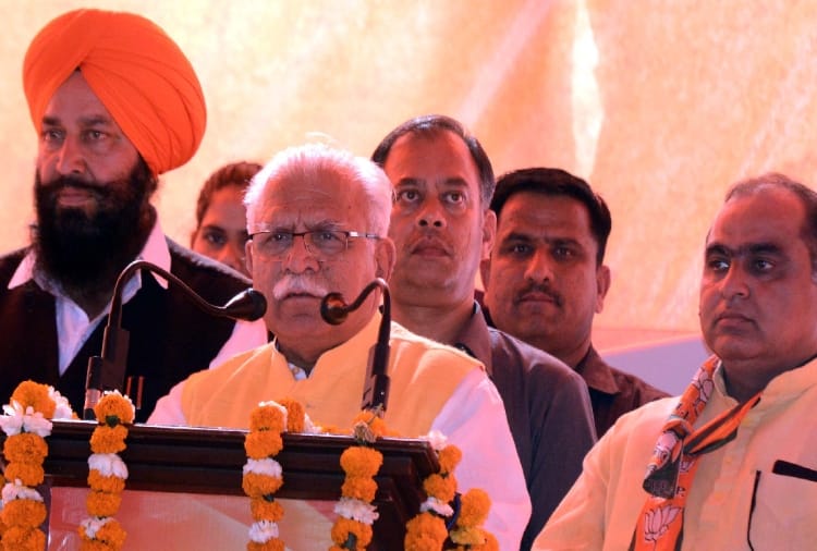 Lok sabha election 2019, Haryana CM Manohar Lal targets on Congress Parivartan yatra