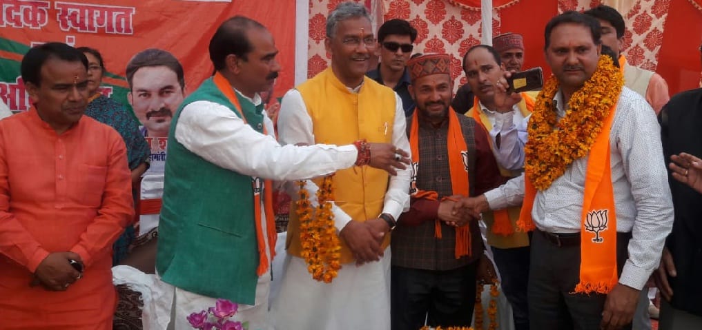 UKD central executive president Jagdish Budha joins BJP