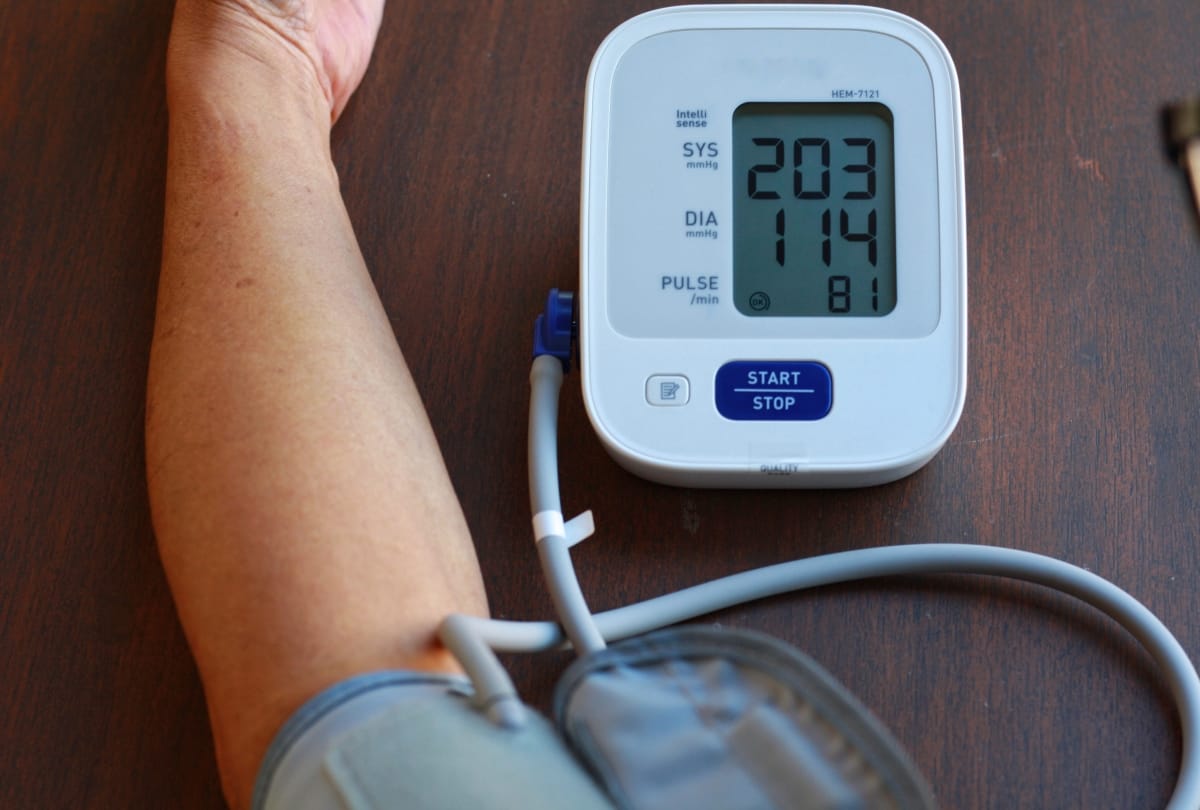 high blood pressure With  sugar and cholesterol increase risk of heart attack