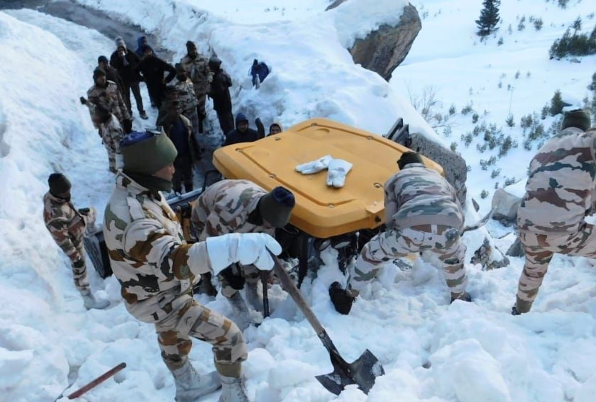 avalanche in kinnaur himachal pradesh