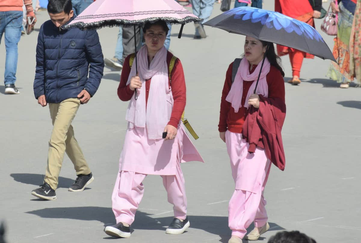 Shimla maximum temperature reached 14.5 degree celsius