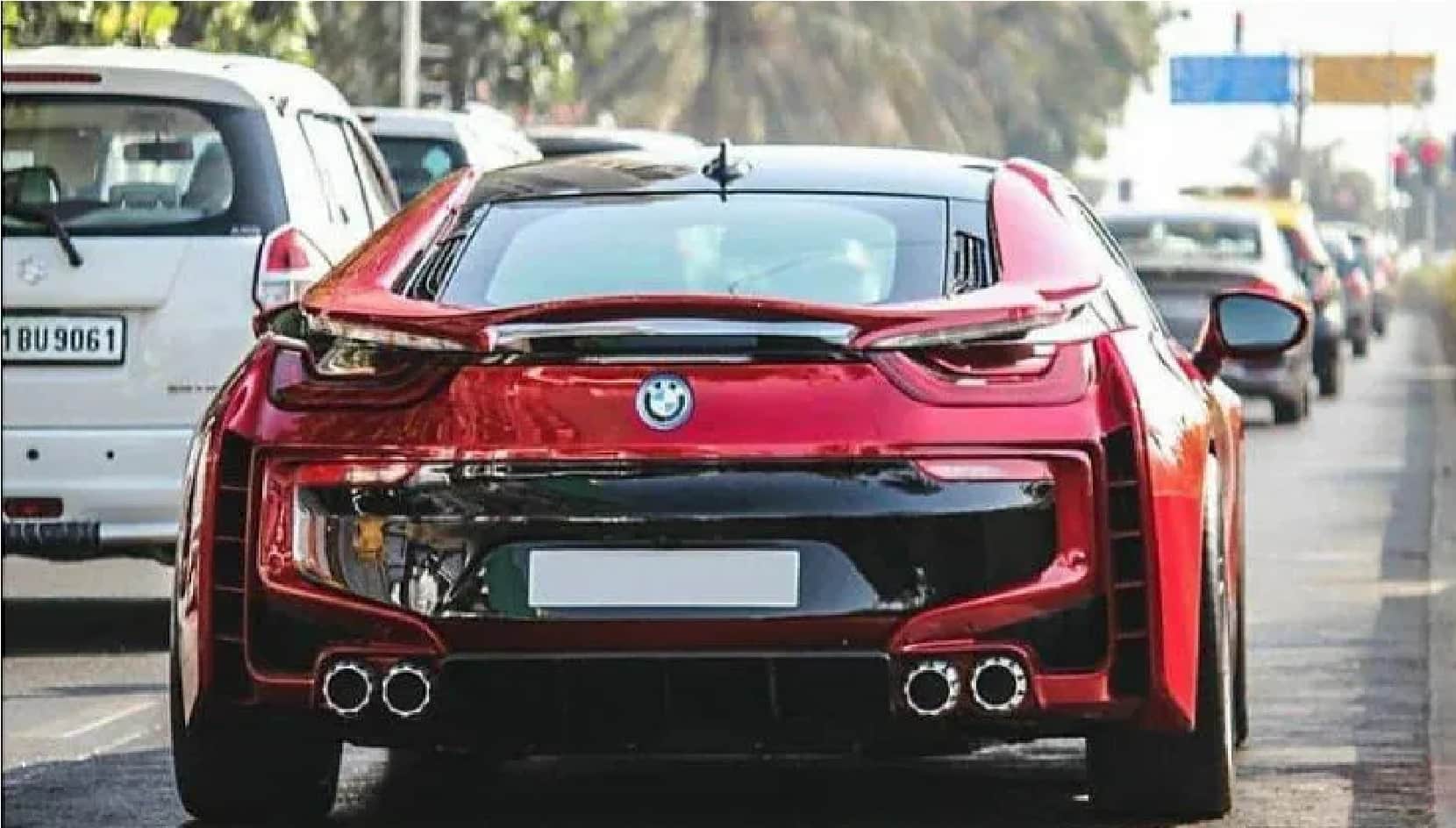 Master blaster sachin tendulkar's modified his BMW i8 sports car from DC design