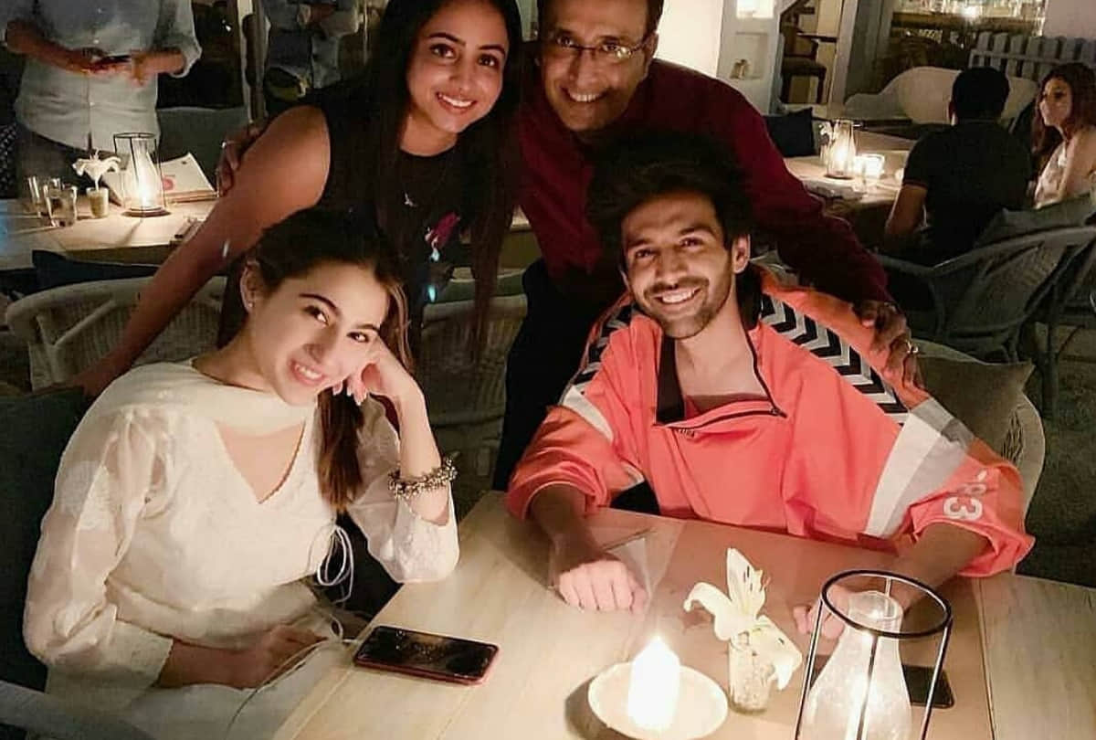 Sara Ali Khan and Kartik Aaryan hide faces in hatke Eid