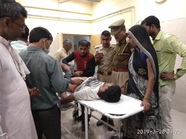 Firing on youth returning home