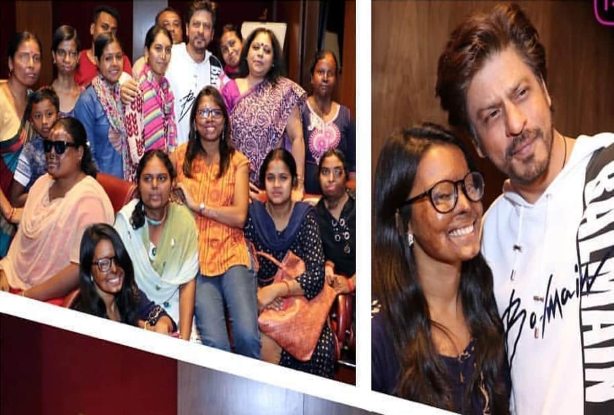 Shah rukh Khan spent time with Acid Attack survivor sister and urges fans to pray for them