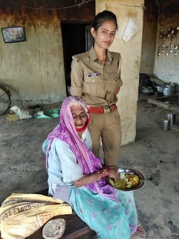 The example of presenting constable human