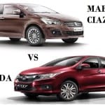 Honda City vs Maruti Suzuki Ciaz