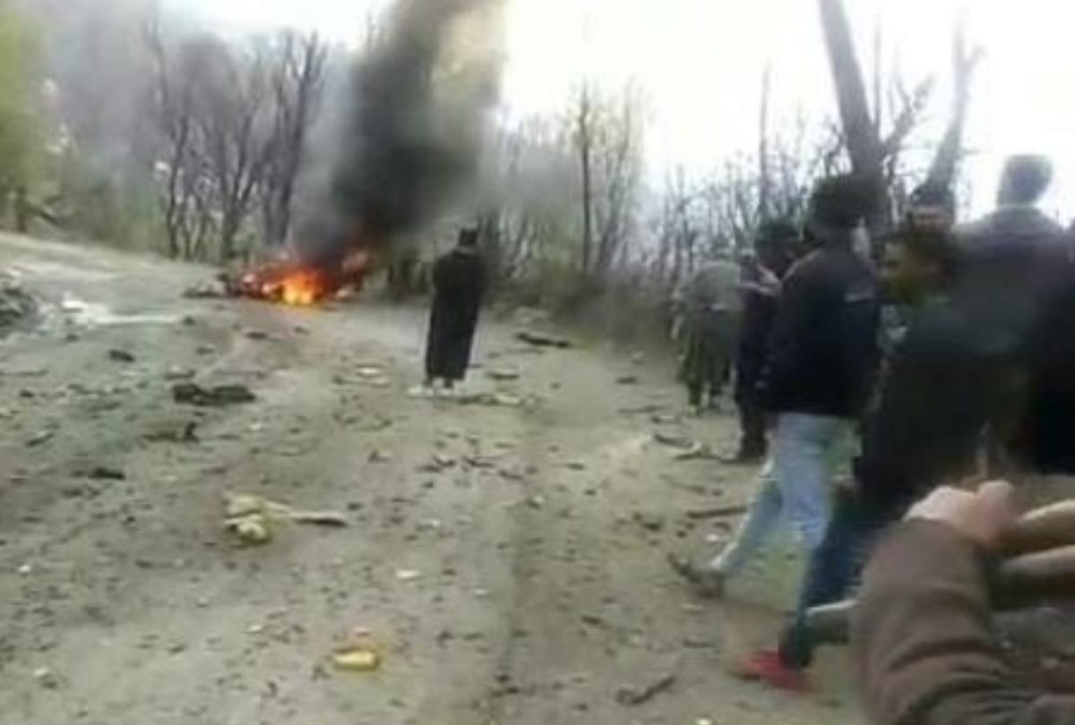 jammu kashmir banihal ramban explosion in car near crpf convoy see photos