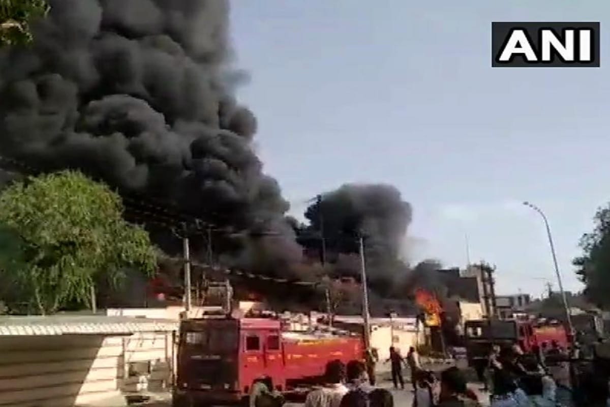 Rajasthan : Fire broke out in a chemical factory in Basni Industrial Area
