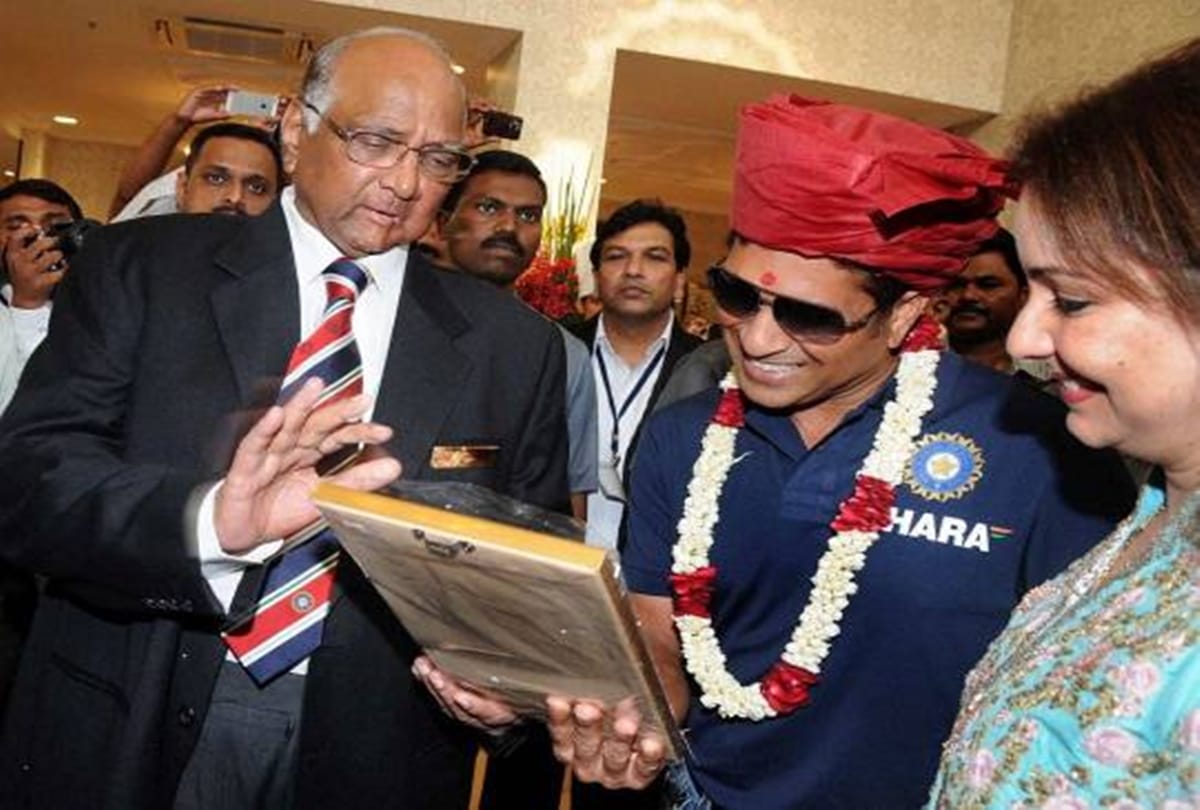 Sachin Tendulkar meets NCP chief Sharad Pawar, sparks rumours of joining politics