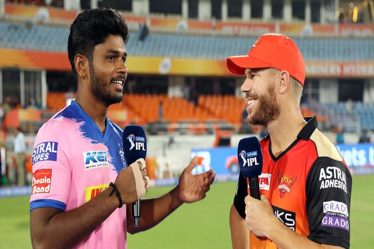 sanju samson says to david warner you destroyed my whole day in IPL 2019