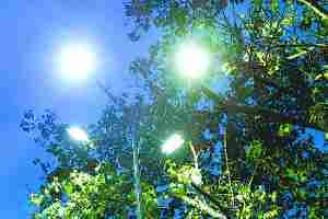 Highstream lights installed in the 12 places of city