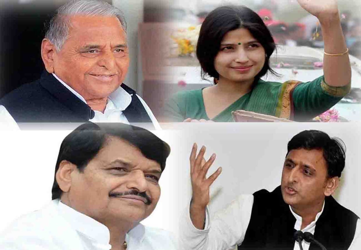 read election story of Mulayam, Shivpal, Akhilesh and Dimple, lok sabha election 2019