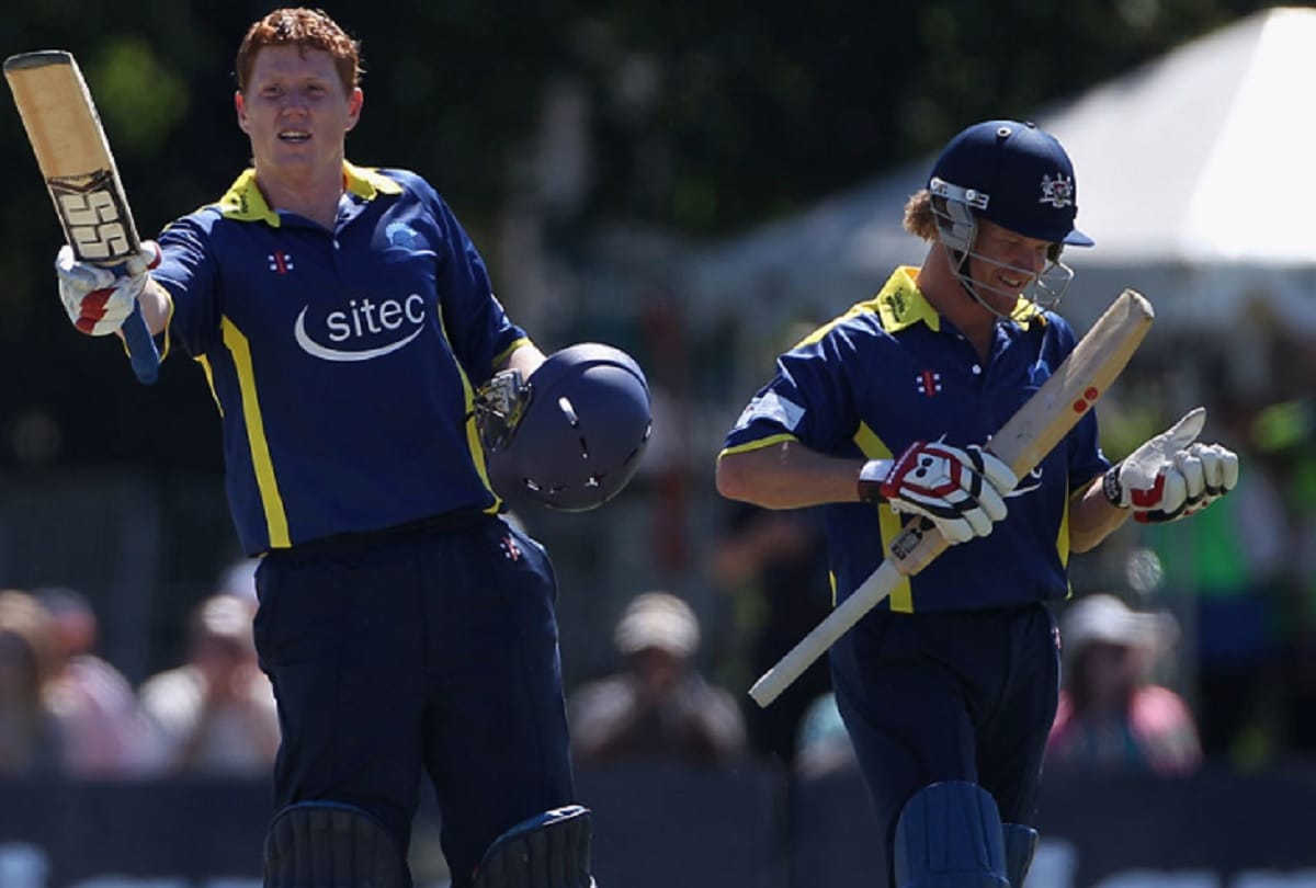 Batsman who scored two centuries in an innings in T20 cricket including bairstow and warner