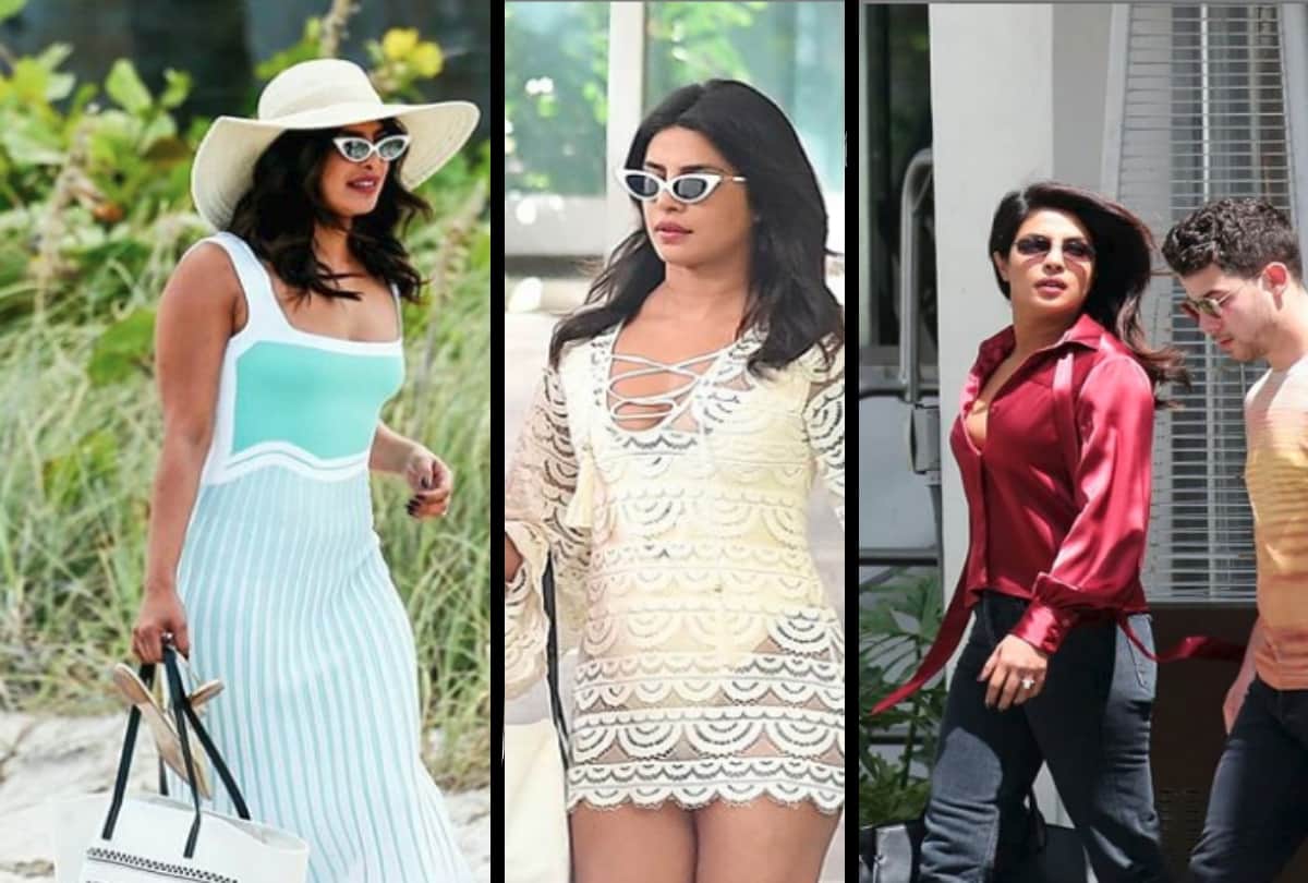 Priyanka Chopra dresses at Miami vacation with Nick Jonas