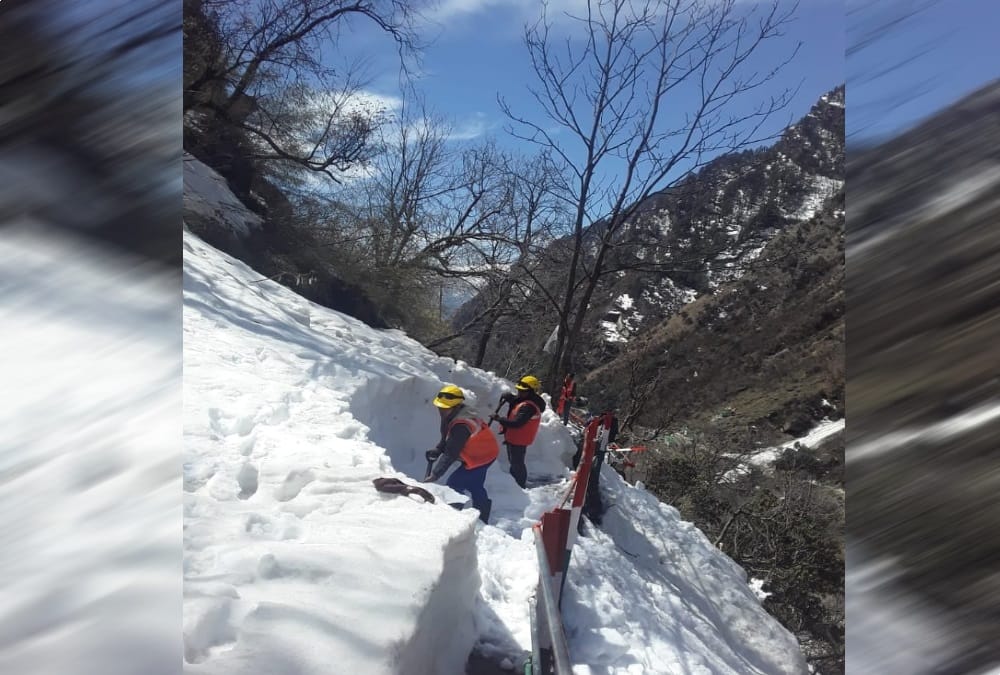 Pilgrims will watch Glacier and heavy snow in kedarnath Dham during char dham yatra 2019