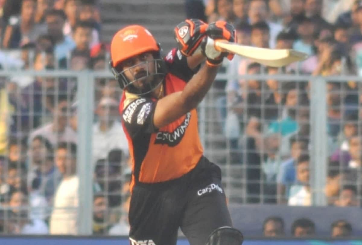 Manish Pandey and Vijay Shankar creates history, 24th 100 plus partnership for SRH in all IPL since their entry in 2013