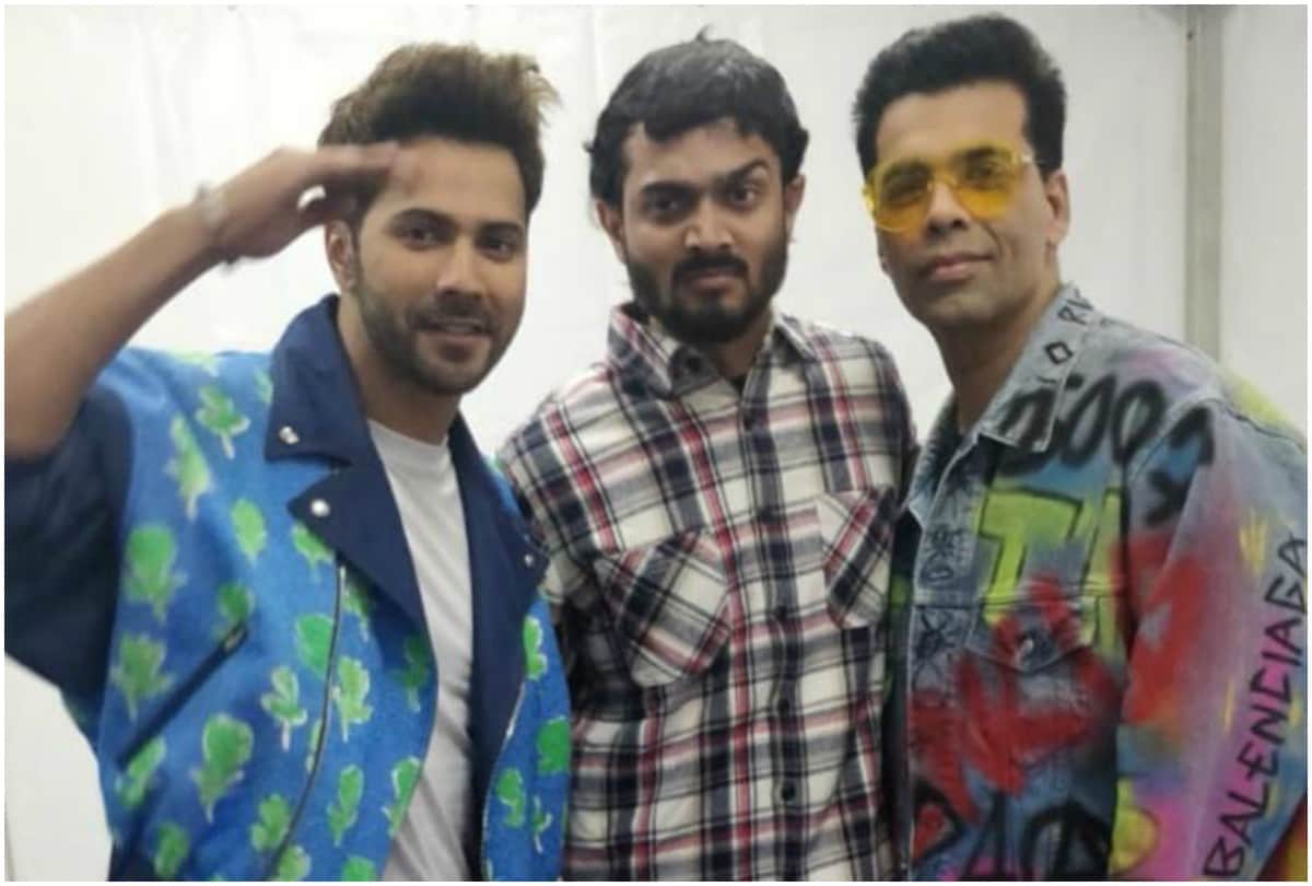 Karan Johar Varun Dhawan at YouTube FanFest 2019