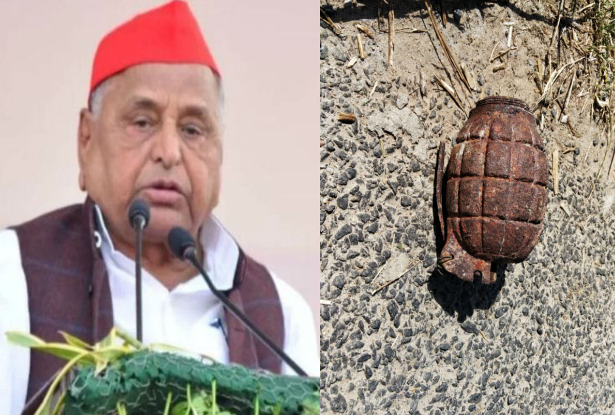 Hand grenade found before mulayam singh yadav nomination in mainpuri