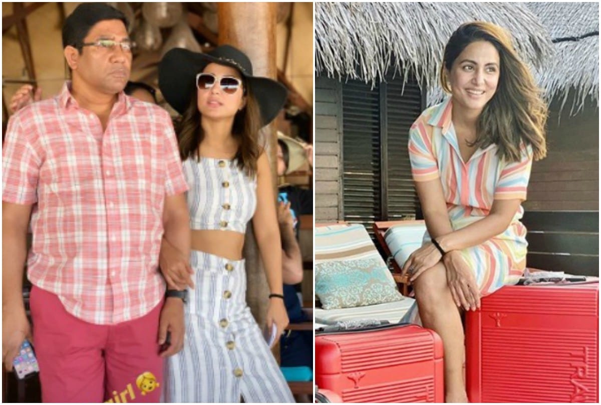 Hina Khan vacation in Maldives pictures viral on social media