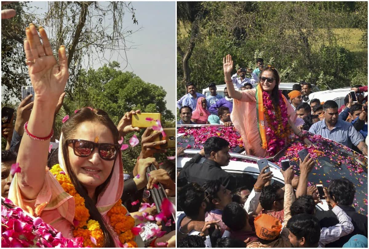Hema Malini Urmila Matondkar Jaya Prada transformation in look Lok Sabha Election 2019 campaigning