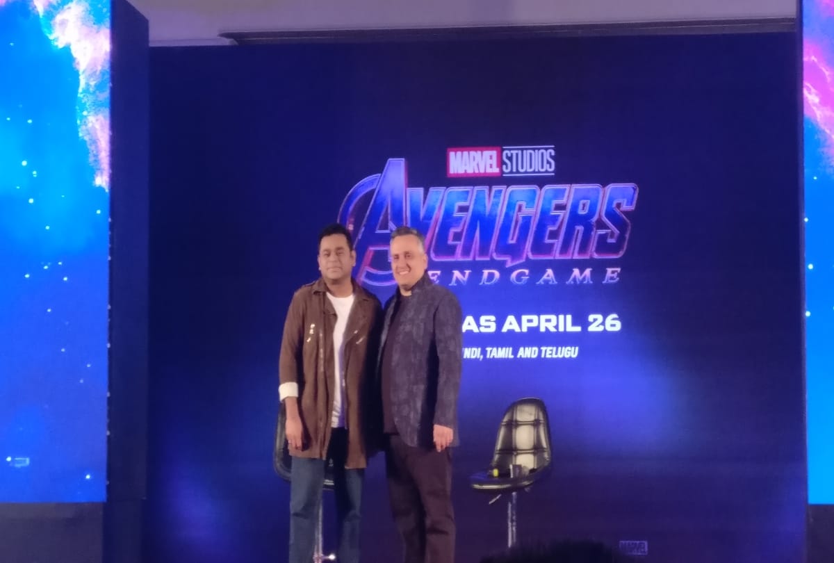 Joe Russo start promotion of Avengers Endgame with release Avengers Anthem sung by A R Rahman