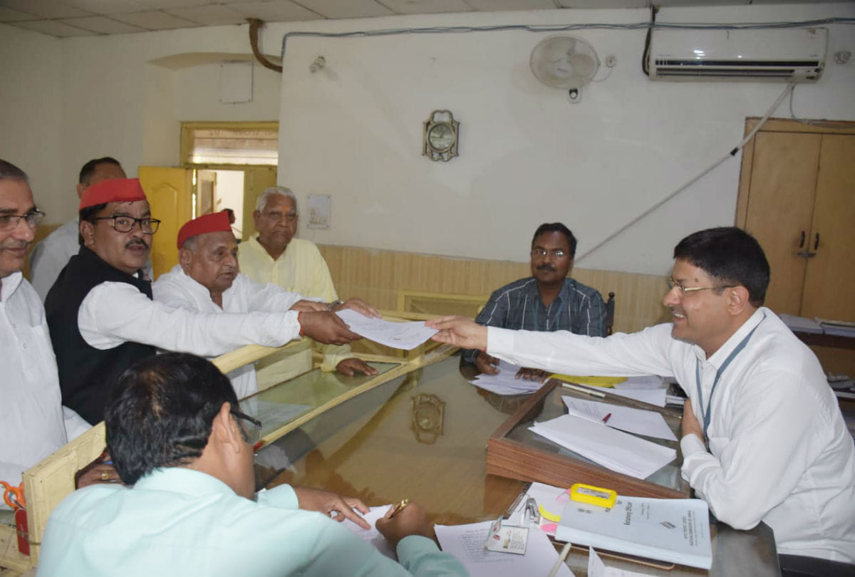 Lok Sabha Elections 2019 Mulayam Singh Yadav Nomination from mainpuri seat