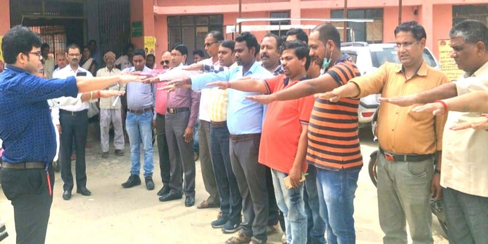 taken oath for cleanliness