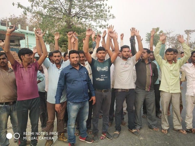 Protests against autos against Bus Union