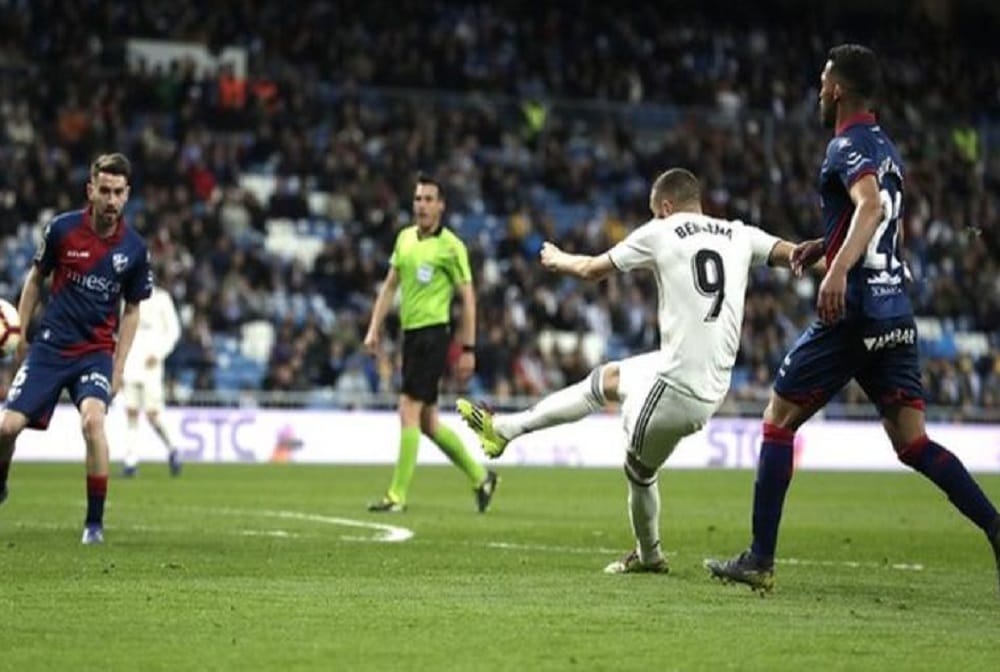 La liga: real madrid beat huesca by 3-2
