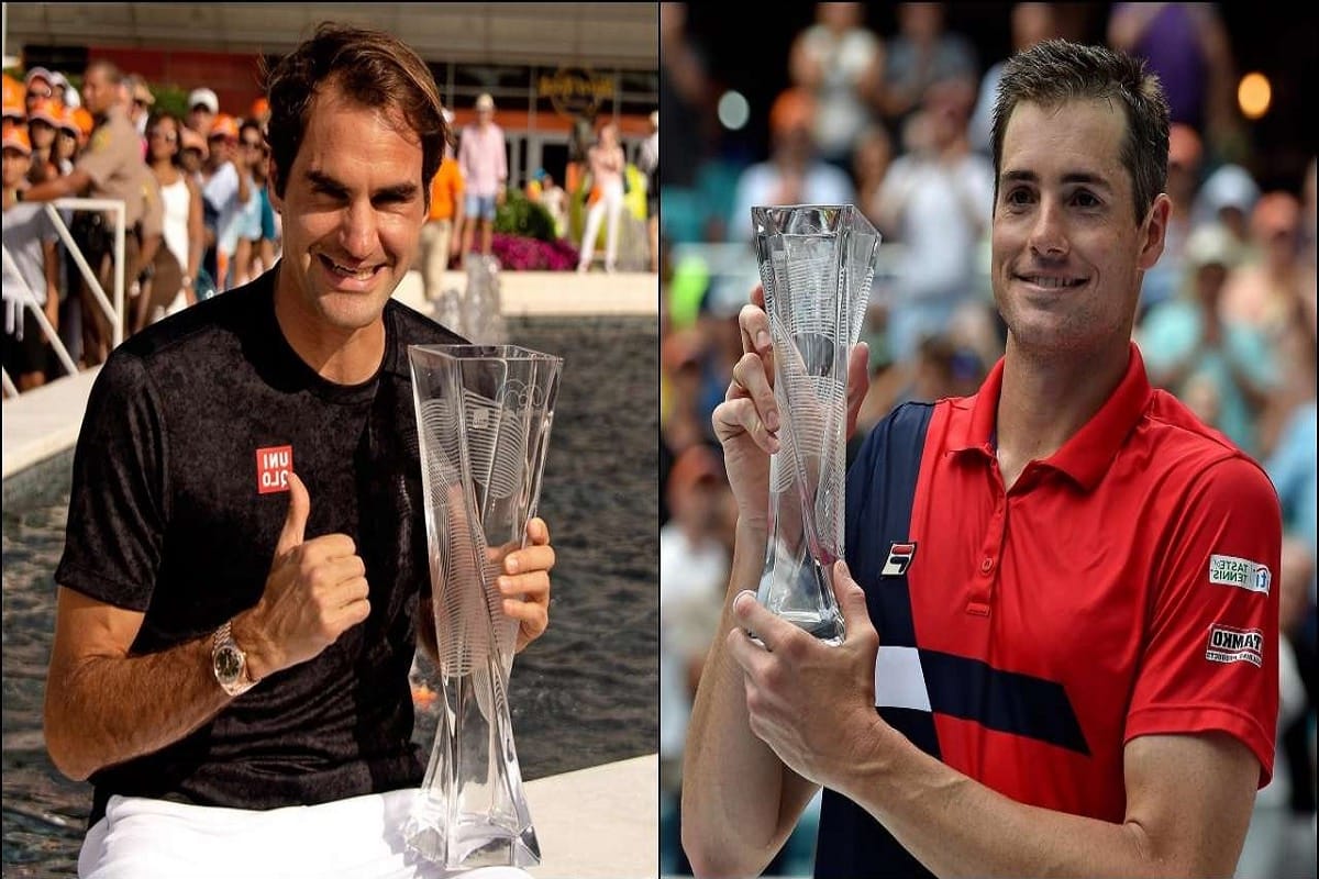 roger federer wins miami  open 2019 title after beat john isner in final