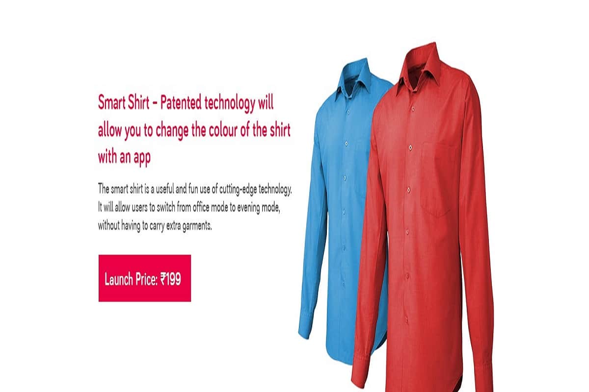 Silicon Valley start-up launches Smart Shirt on Snapdeal on to make april fool
