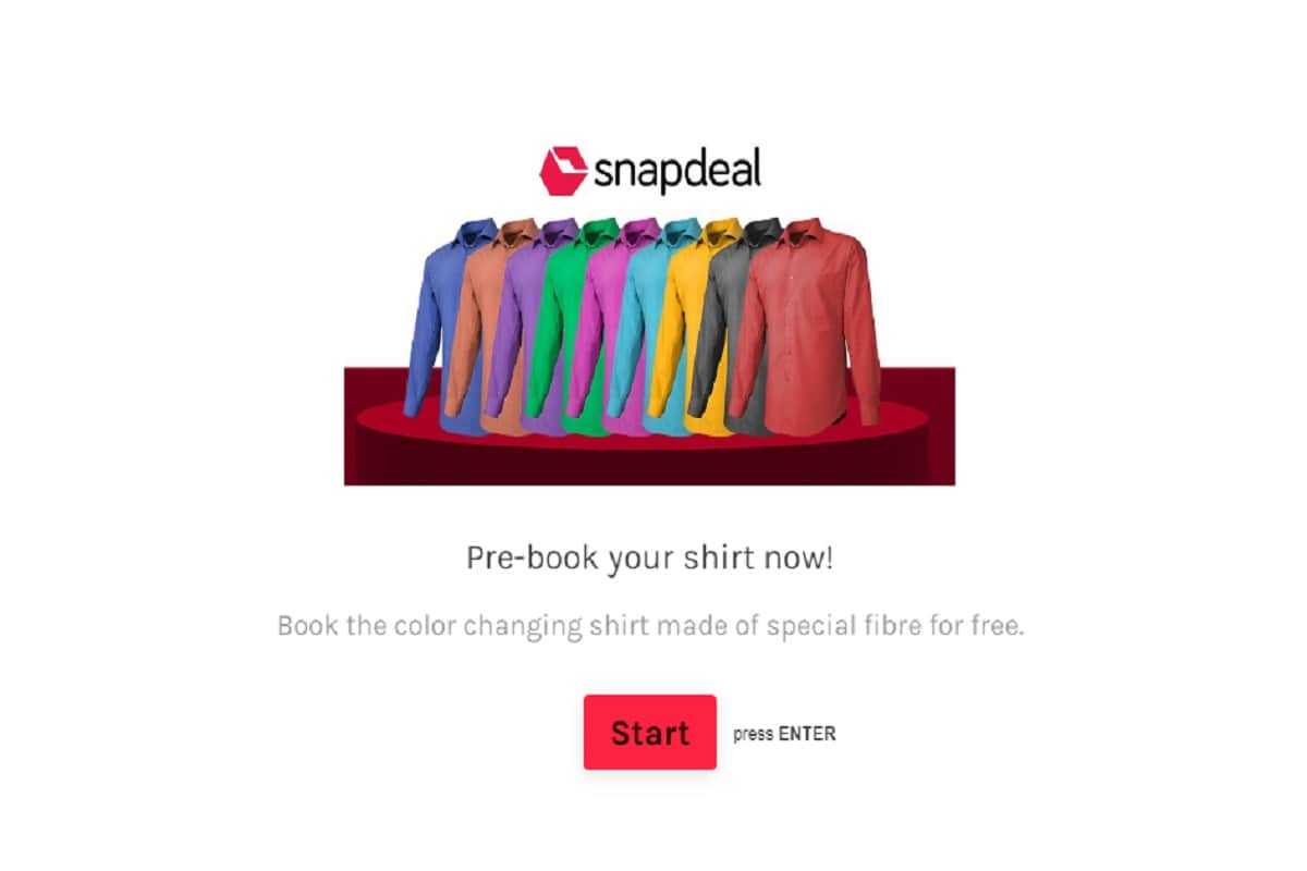 Silicon Valley start-up launches Smart Shirt on Snapdeal on to make april fool