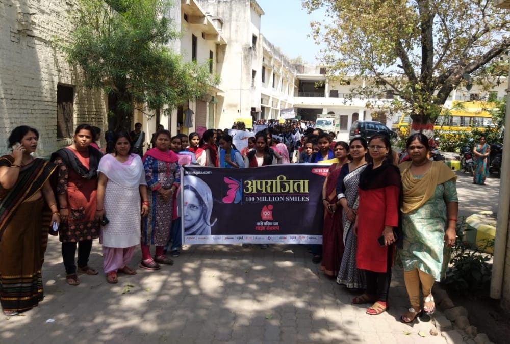 Aparajita Matdata Jagrukta Rally in Mohanlalganj.