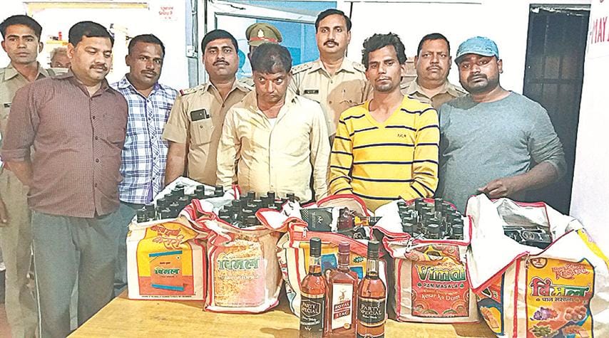 Three arrested with alcohol