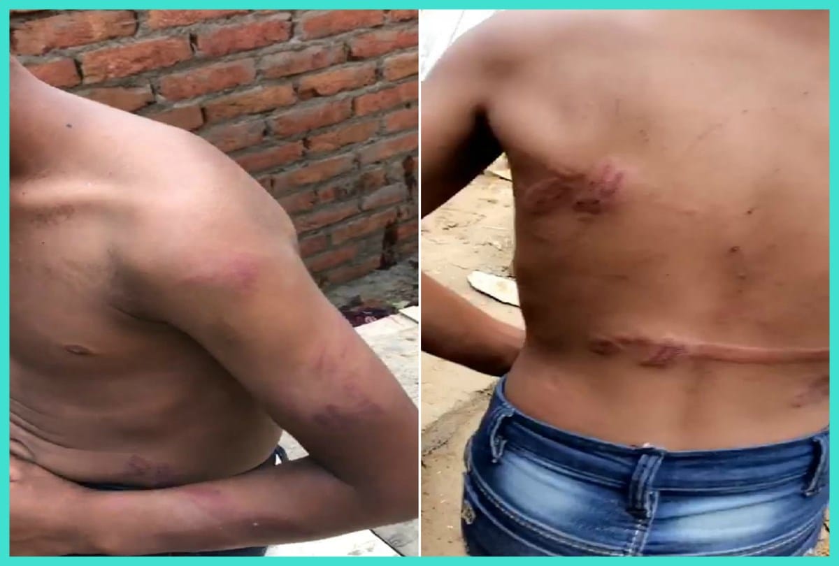 Seven years innocent boy beaten by his mother and gym Operator
